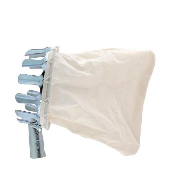 Vợt Hái Trái Cây Trên Cao Đa Năng Kèm Túi Vải, Dụng Cụ Hái Hoa Quả Kim Loại Siêu Bền Đẹp