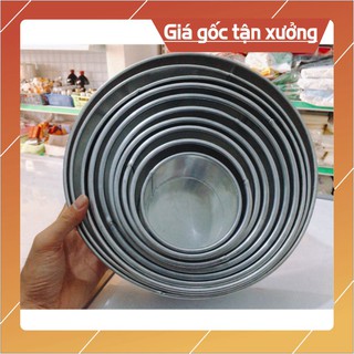 Khuôn tròn đế liền size từ 10cm đến 20cm