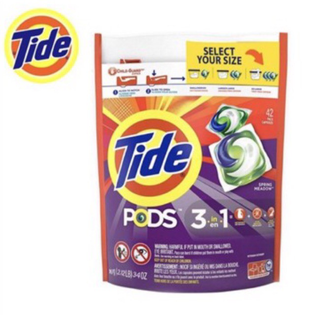 [Hàng đã về đến kho nhà em nha mọi người+mẫu mới] Thùng 68 viên giặt Tide Pods