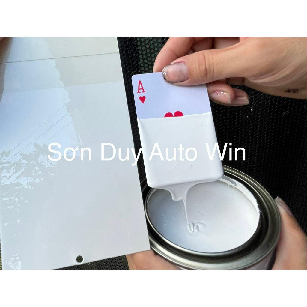 Trắng Mercedes GLC 200 code 149- Sơn Ô tô pha vi tính 1k phủ bóng