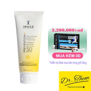 ✅[CHÍNH HÃNG] Kem Chống Nắng IMAGE SPF 50 Cho Da Hỗn Hợp-Prevention Daily Ultimate Protection Moisturizer SPF50 91g 170g