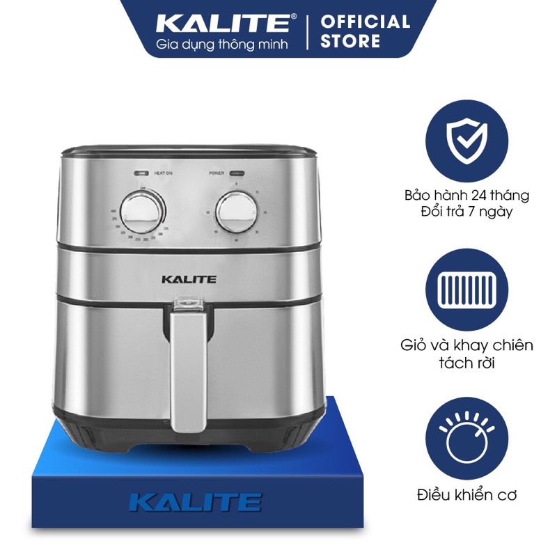 NỒI CHIÊN KHÔNG DẦU KẾT HỢP HẤP KALITE STEAM PRO 15L