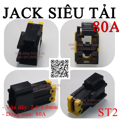 JACK NGUỒN SIÊU TẢI dòng tối đa 80A BaRon.vn