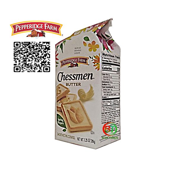 Bánh Chessmen hiệu Pepperdge Farm nhập khẩu Mĩ 206g