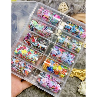 [Siêu Sale] Foil dán móng trang trí nail