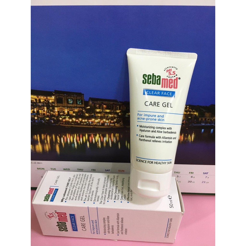 Gel Dưỡng Ẩm Chăm Sóc Và Bảo Vệ Da pH 5.5 Sebamed Clear Face Care Gel SCF05 (50ml) - 0513536