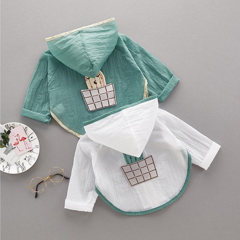 Children's thin paper suntan clothes protective clothing