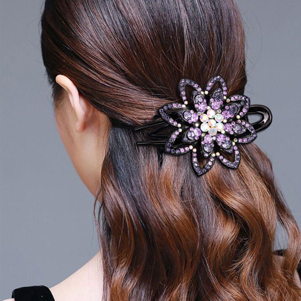 Kẹp Tóc Móng Vuốt Sau Lưng Thiết Kế Đơn Giản Cho Nữ 2life|Kẹp Tóc Mỏ Vịt Cho Phụ Nữ Trung Niên