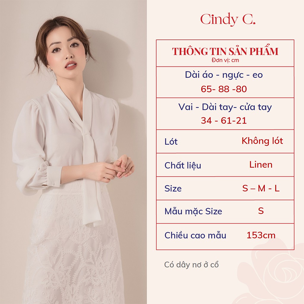 Set Áo Kèm Chân Váy Zed Trắng Cindy C 492WH01/ 523WH04