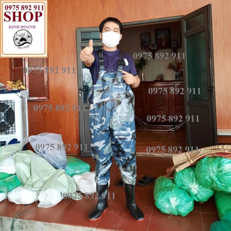 Yếm lội nước cao su mềm mại hàng sịn - dày 1,05li