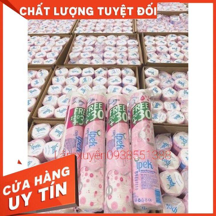 150 miếng  Bông tẩy Trang 100% Cotton Thổ Nhĩ Kỳ Ipek Klasik Cotton Pads,thiết kế mặt tròn bông mềm mịn🥑