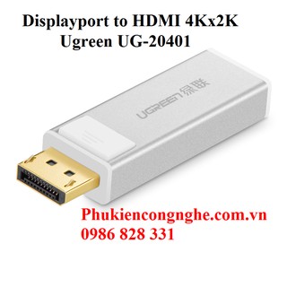 Đầu chuyển DisplayPort to HDMI Ugreen 20401