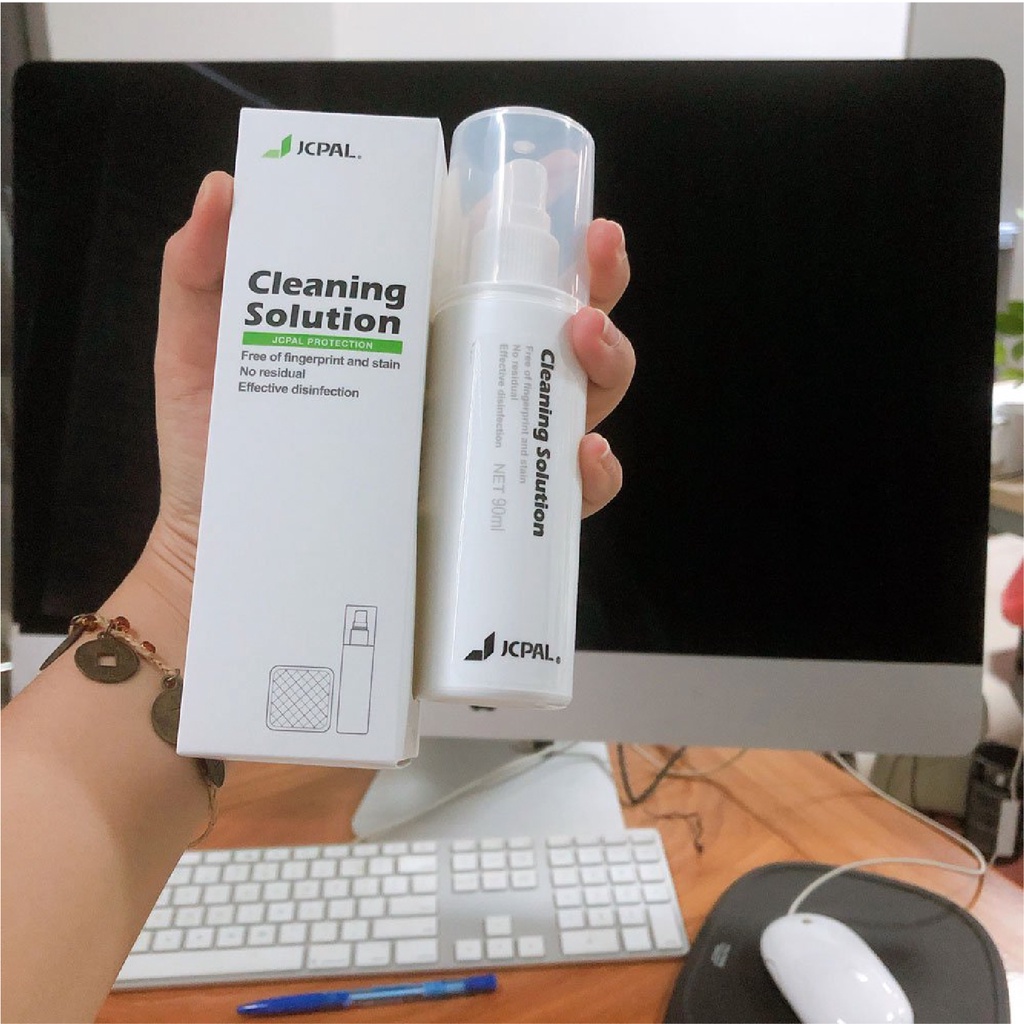Dung dịch vệ sinh Laptop/ Smartphone JCPAL Cleaning Solution 90ml chính hãng