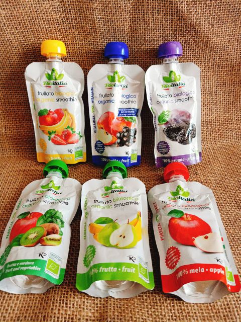 Smoothie Organic Trái cây nghiền hữu cơ Bioitalia