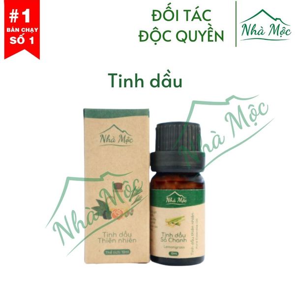 [TRỢ GIÁ] Tinh dầu Mộc Nhiên nguyên chất có kiểm định nhiều mùi 10ml, treo xe, kẹp điều hòa: Tinh dầu Sả Chanh, Bạc Hà