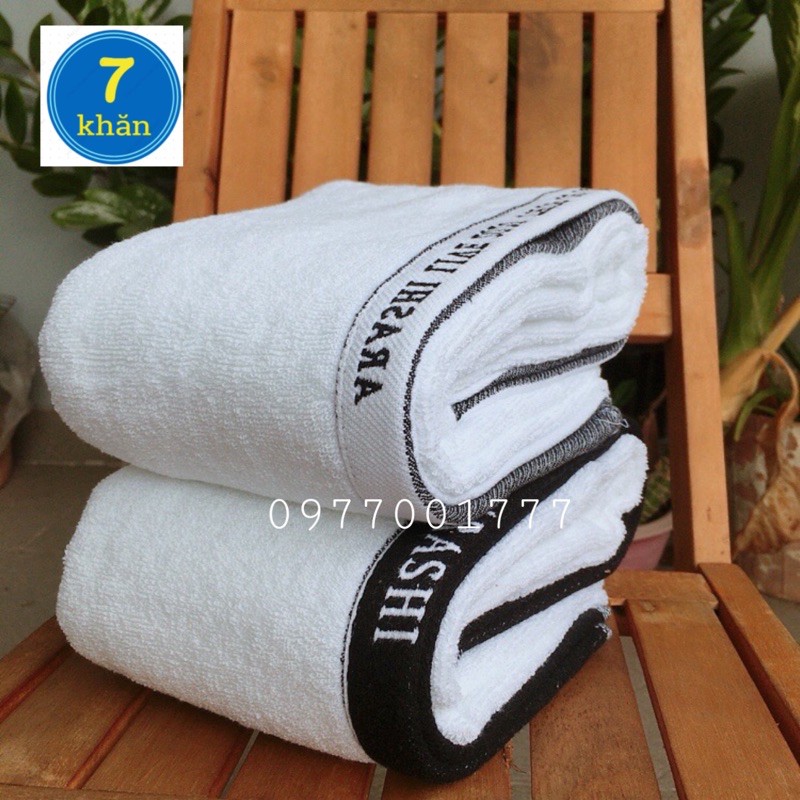 Khăn tắm Khách Sạn 60x120cm 100% cotton - Phong Phú