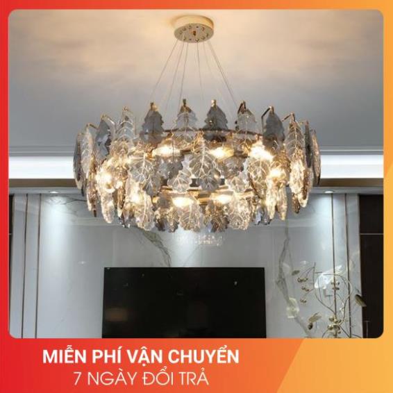 Đèn chùm HAPOVA pha lê hiện đại trang trí nhà cửa cao cấp [ẢNH THẬT 100%] DCH 9028