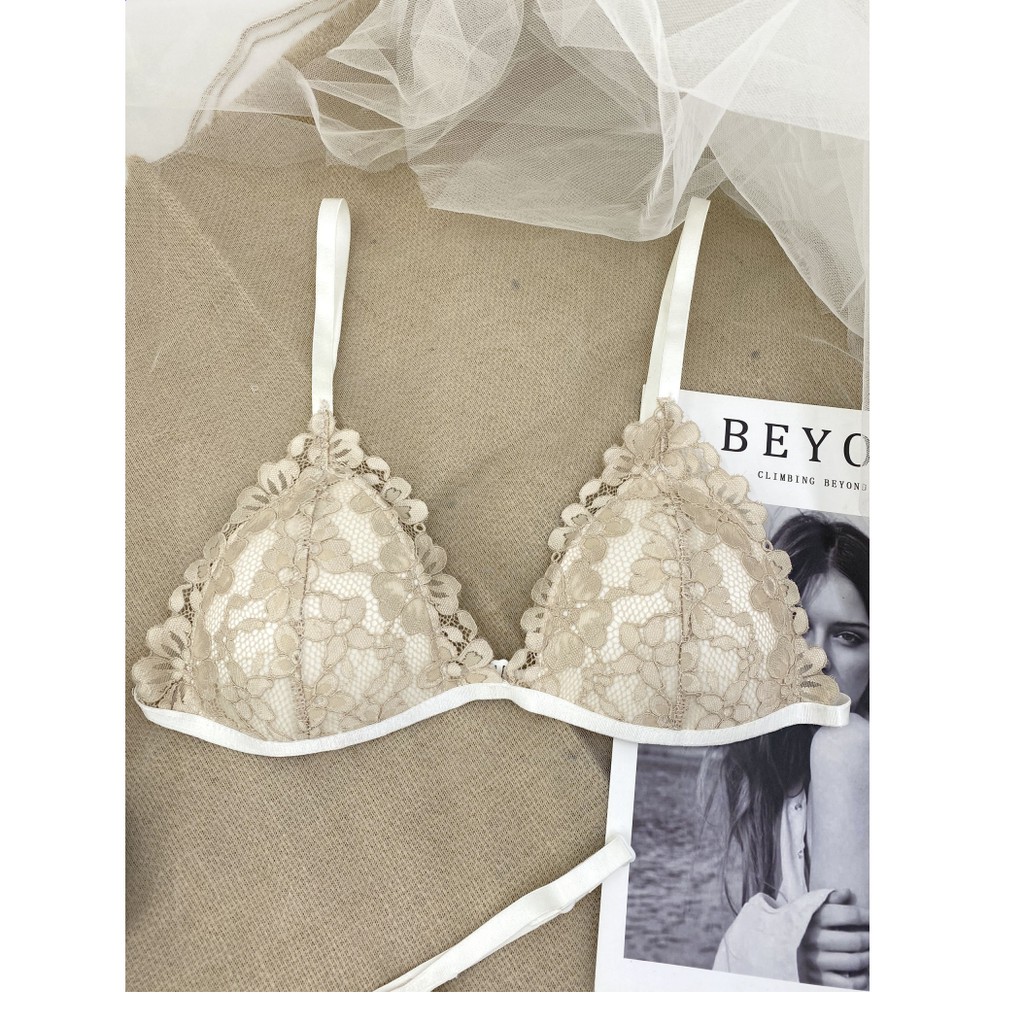 Đồ lót nữ màu da không gọng mút mỏng Nội y nữ sexy nóng bỏng gợi cảm thiết kế cao cấp vải ren gồm cả quần lót và áo lót | BigBuy360 - bigbuy360.vn