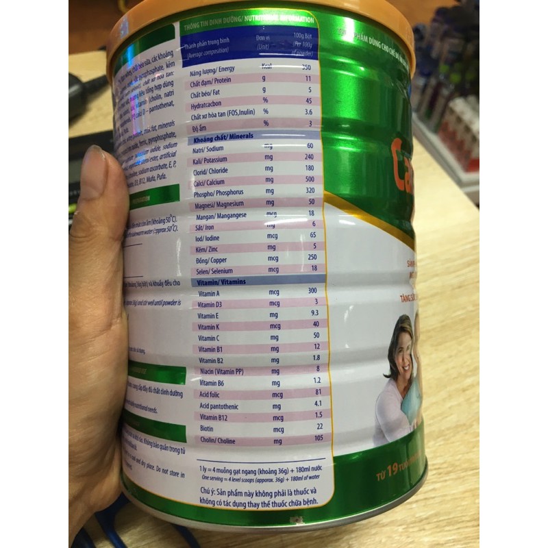 TD1215 Sữa CANXI GOLD CARE Halanmilk 900g