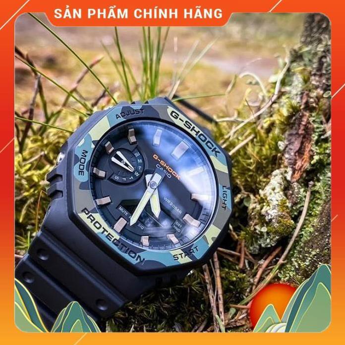 Đồng Hồ Casio Nam Dây Nhựa GSHOCK GA-2100SU-1A Chính Hãng