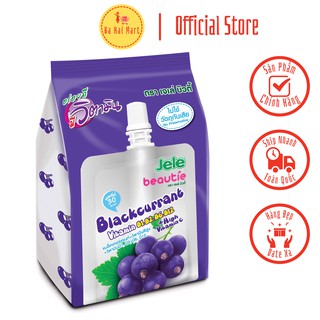 Nước ép trái cây Jele Beautie vị Việt Quất chứa Vitamins B1, B2, B6, B12 (3 gói x 150g) - Thái Lan