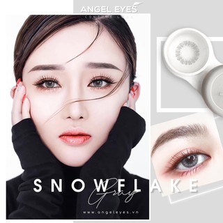 Lens Angel Eyes- Snowflake Xám