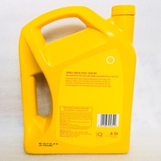 NHỚT SHELL HELIX HX5 15W-40 4 lít