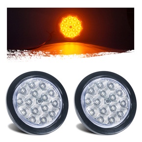 Một đôi Đèn led hậu rời tròn dùng thay thế cho các đèn hỏng 24v