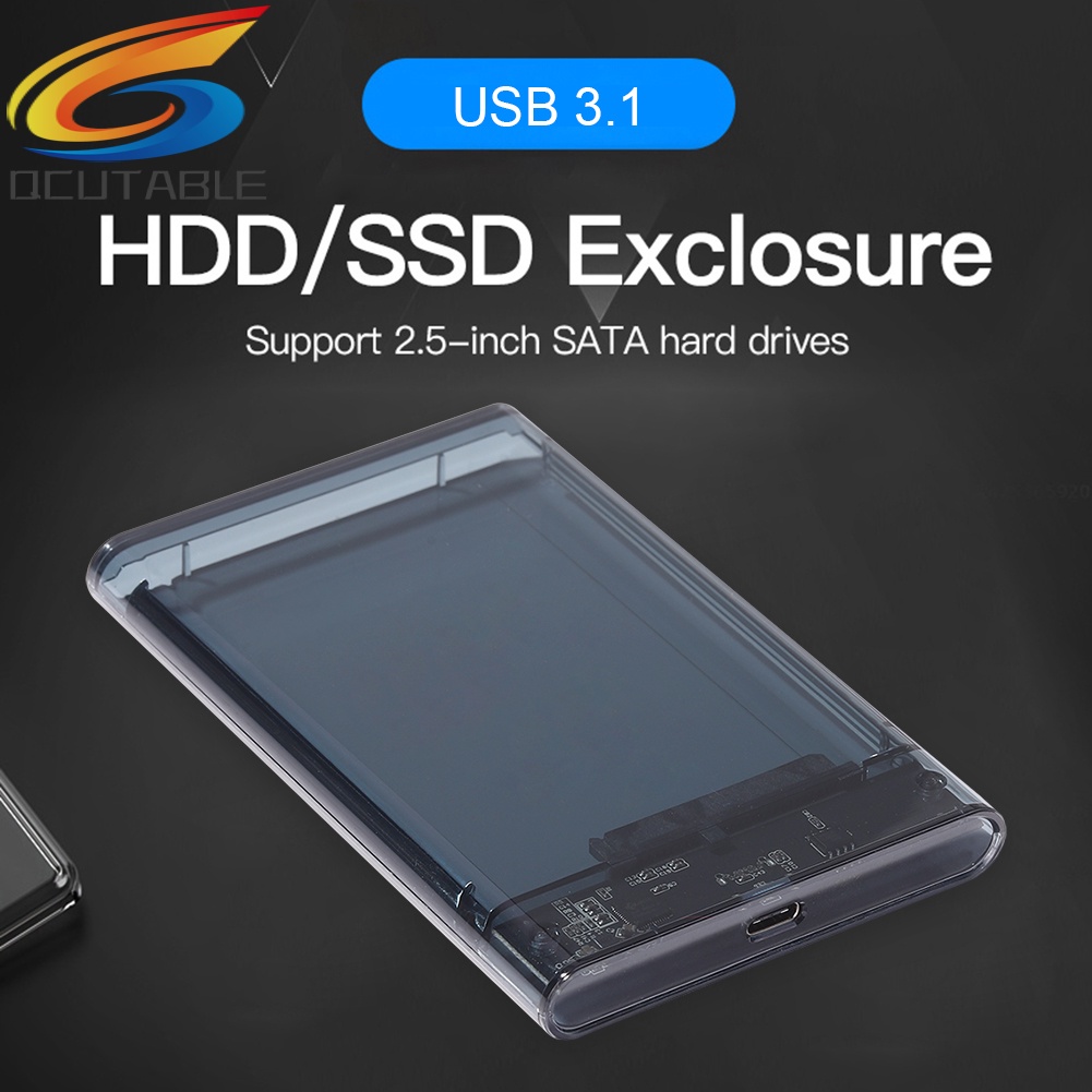 Vỏ đựng ổ cứng ngoài USB 3.1 Type-C 2.5 inch SATA HDD SSD