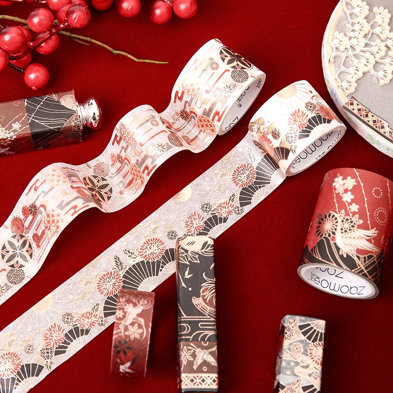 Băng keo giấy trang trí đa dụng phong cách Trung Hoa