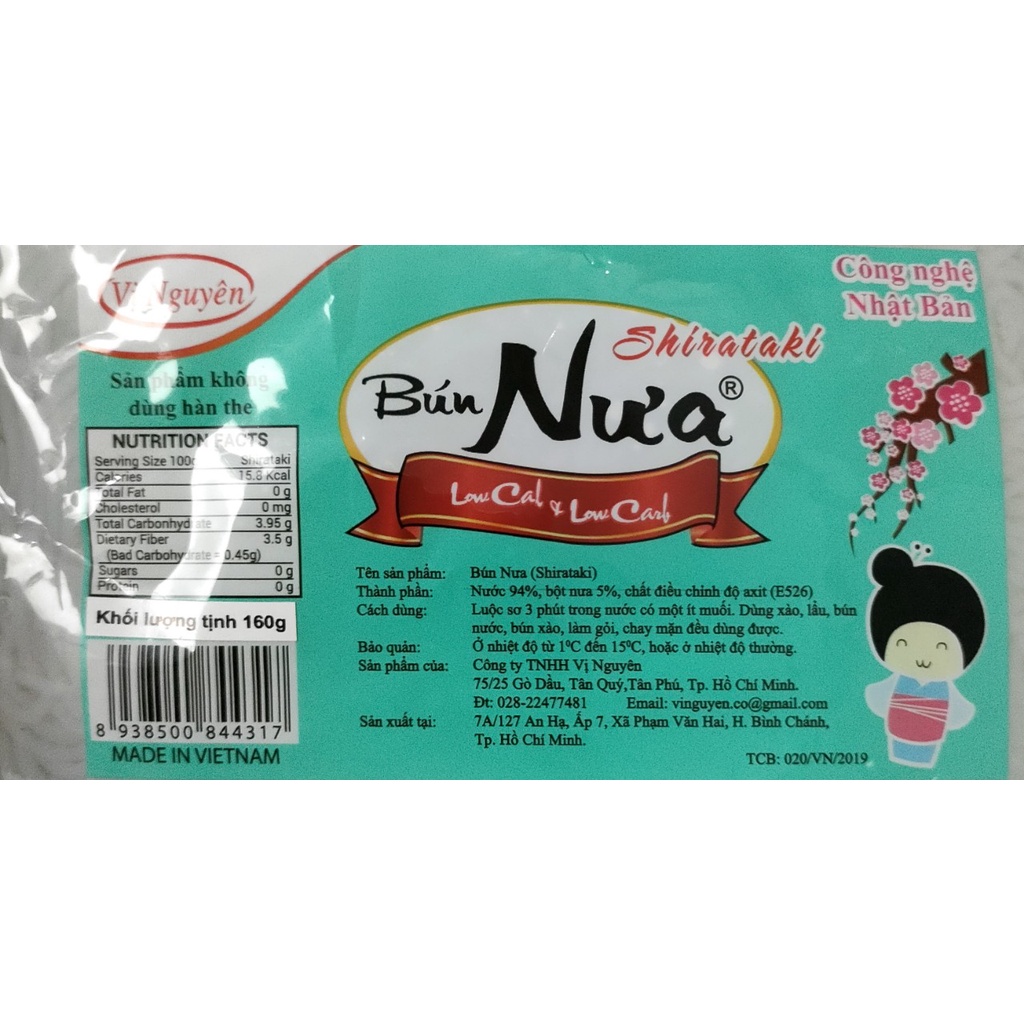 BÚN NƯA KETO_160GR | BigBuy360 - bigbuy360.vn