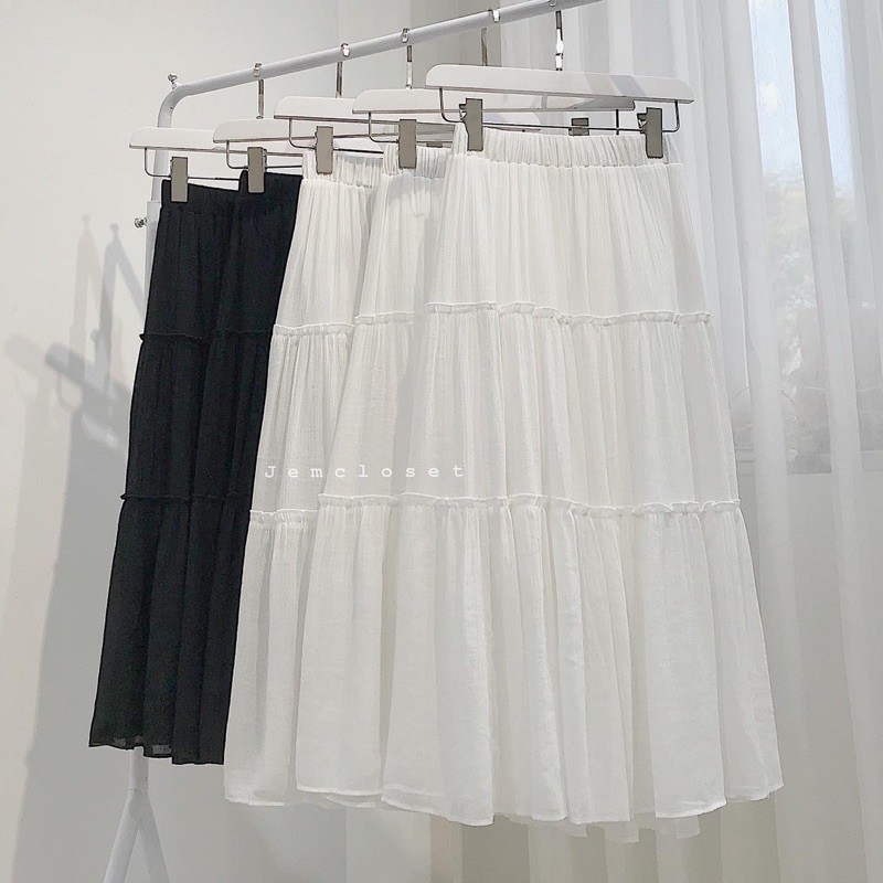 Chân váy dài trơn - 22.Lystore