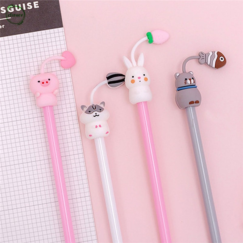 Bút mực gel thiết kế hình động vật dễ thương tiện dụng