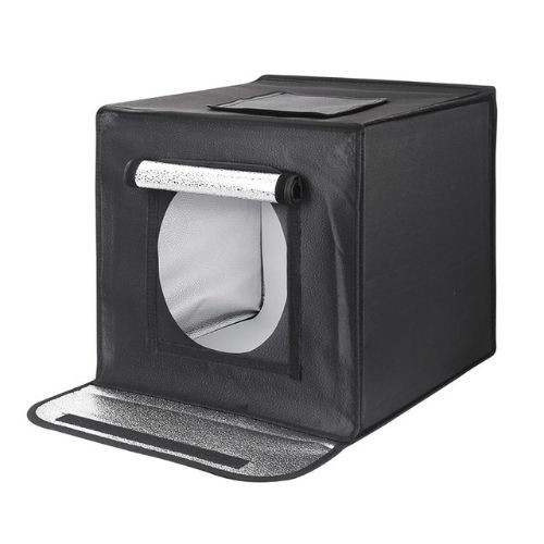 Hộp Chụp Sản Phẩm Có Đèn LED 60x60cm Chuyên Chụp Sản Phẩm Nhỏ Như Điện Thoại Máy Tính Bảng Đồ Mô Hình Mỹ Phẩm