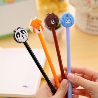 Combo 10 Bút Gel Nước Hoạt Hình Động Vật Gấu Hổ Cáo Xinh Xắn !