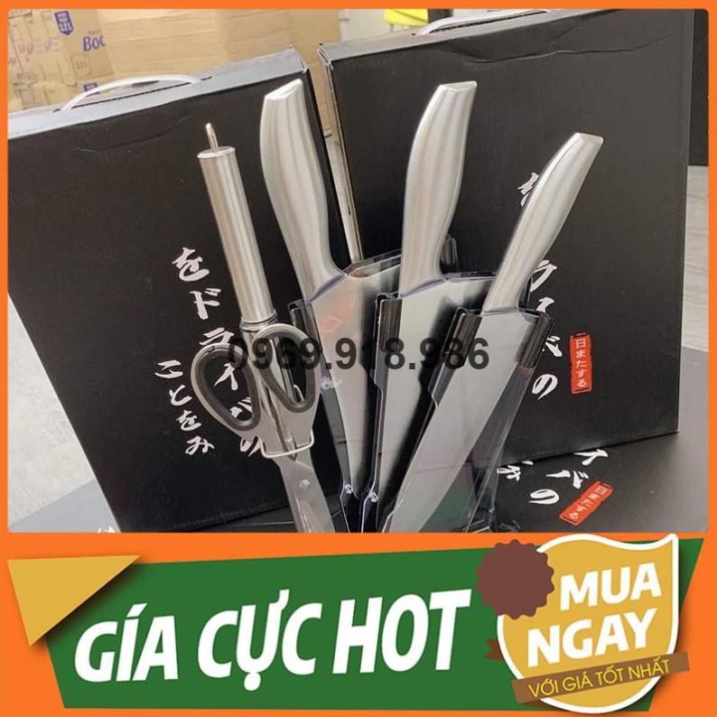 🎈 Bộ Dao Nhật Bản 6 Món Inox Làm Nhà Bếp Chuyên Nghiệp Đẹp Cao Cấp Giá Gốc Sỉ Rẻ 🍠 Tổng Kho Gia Dụng An Giang 🍠