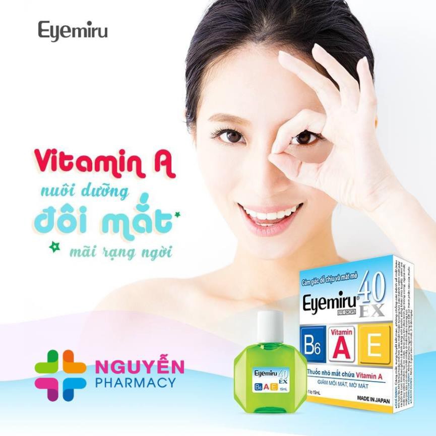 [Chính Hãng] Nhỏ mắt Eyemiru 40EX Nhật Bản 15ml