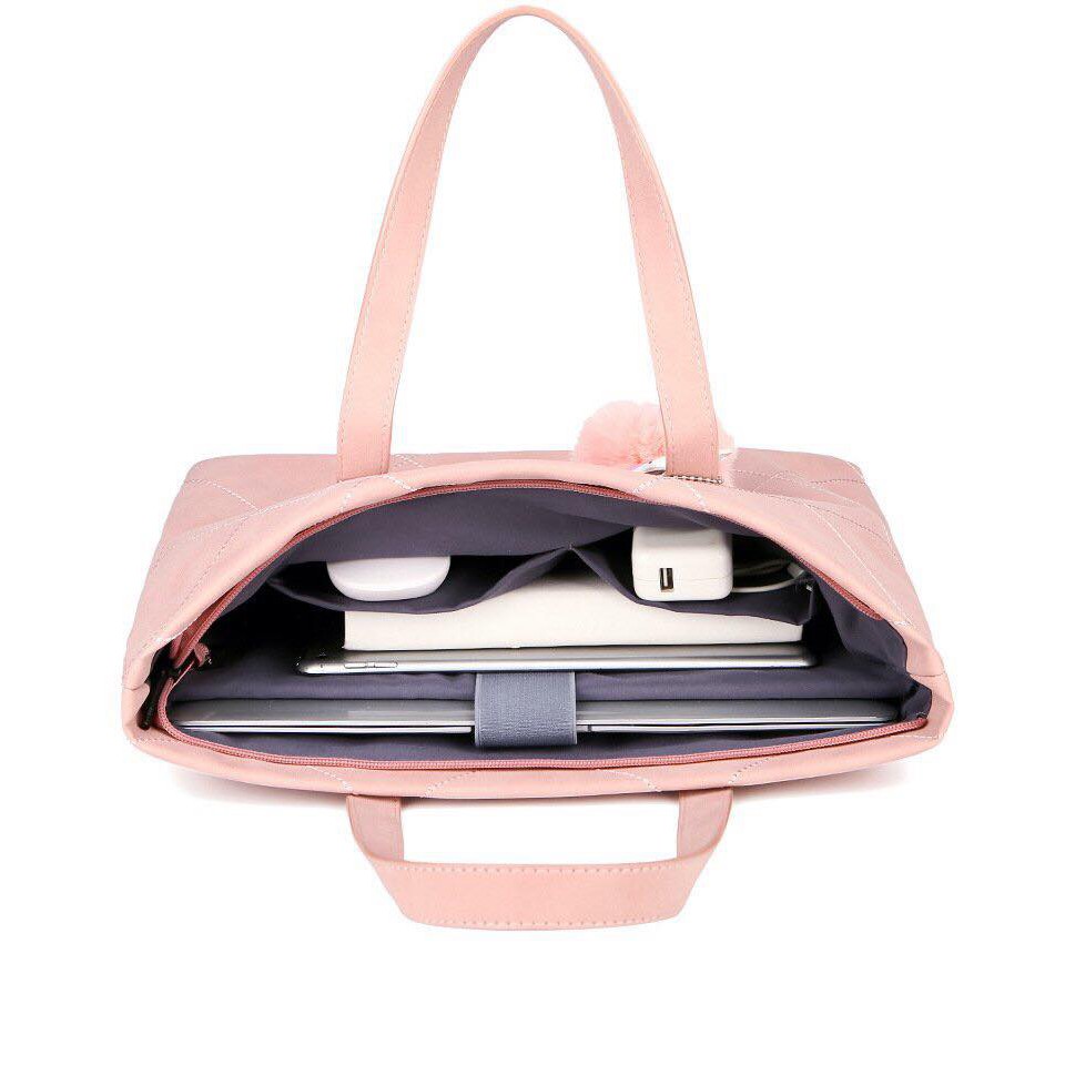 Combo Túi xách + túi phụ kiện Brinch cho Macbook Laptop  - T92