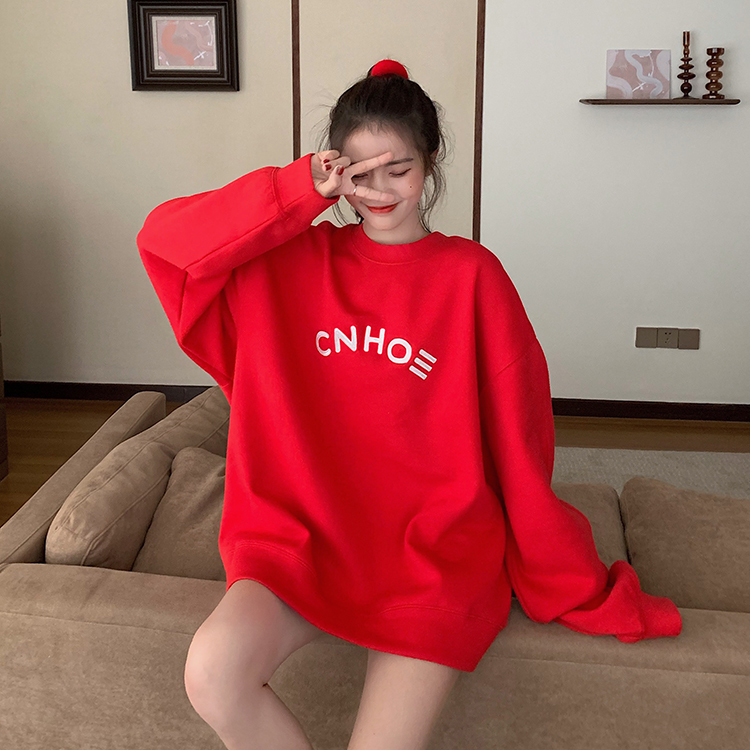 Áo Sweater Dáng Rộng In Chữ Phong Cách Hàn Quốc Năng Động ulzzang Unisex Vuasivuare | BigBuy360 - bigbuy360.vn