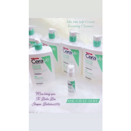 Sữa rửa mặt Cerave Foaming Cleanser | BigBuy360 - bigbuy360.vn