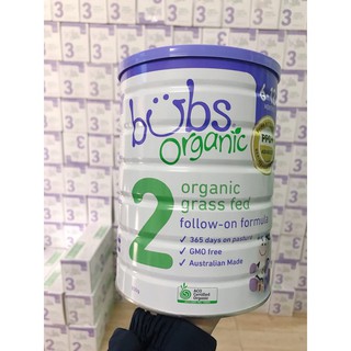 Sữa bò Bubs Organic số 2 (6 - 12 tháng) 800g