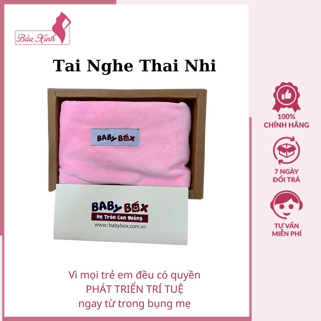 Tai nghe thai giáo - tai nghe bà bầu thai nhi BABYBOX giúp bé thông minh từ trong bụng mẹ - XBX