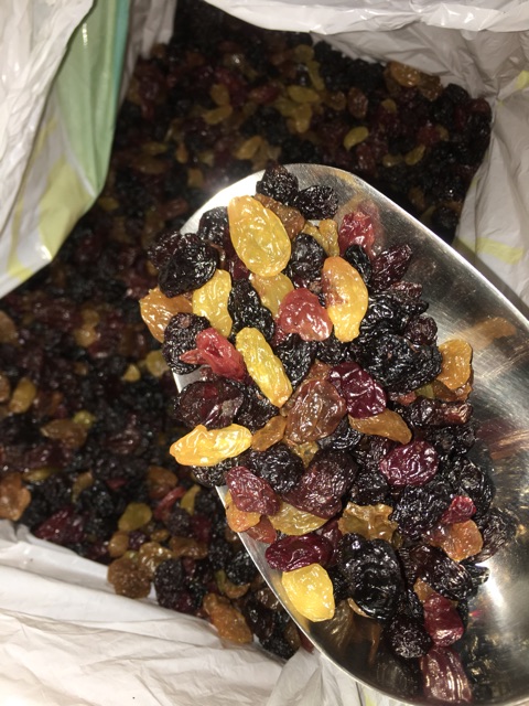 1Kg Nho khô Mix 3 màu cực ngon, chua ngọt