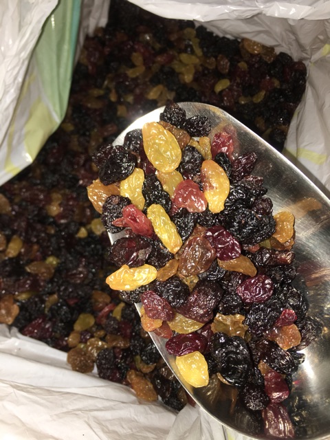 500g Nho khô Chile Mix 3 màu cực ngon - Jumbo zise