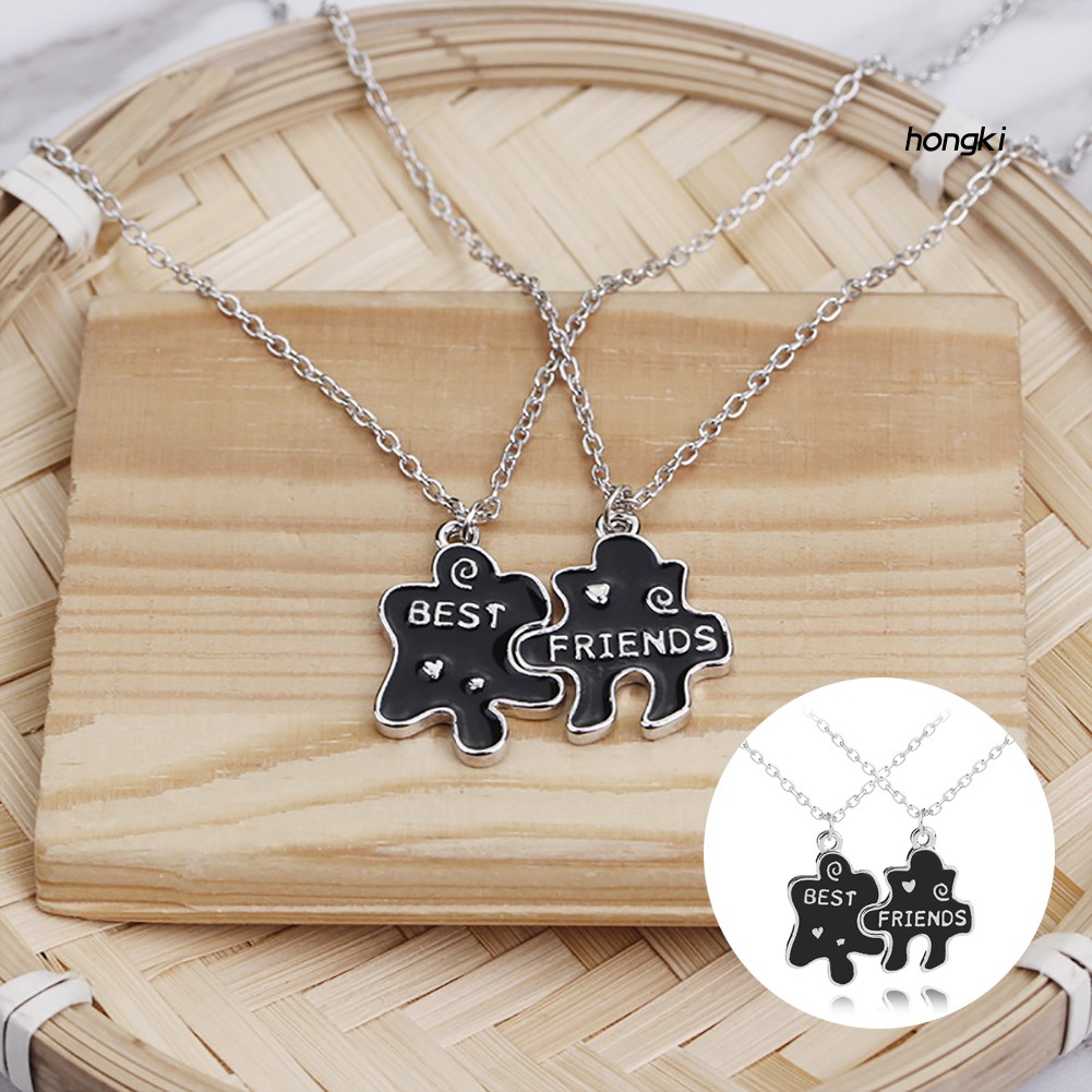 (Hàng Mới Về) vòng cổ Mặt Hình Chữ Best Friend Thời Trang Cho Nam Nữ