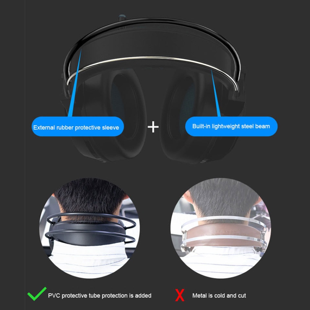 💥48H Đeo Không Đau Tai💥Tai nghe gaming có MIC, LED Headset Pro HS705 nghe siêu bass jack 3.5 cổng USB dùng cho PC/Laptop