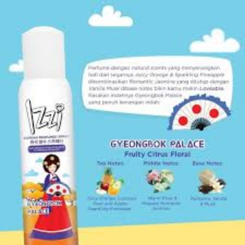 Izzi (Hàng Mới Về) Sương Mù Cơ Thể Gyeongbok Palace 150ml