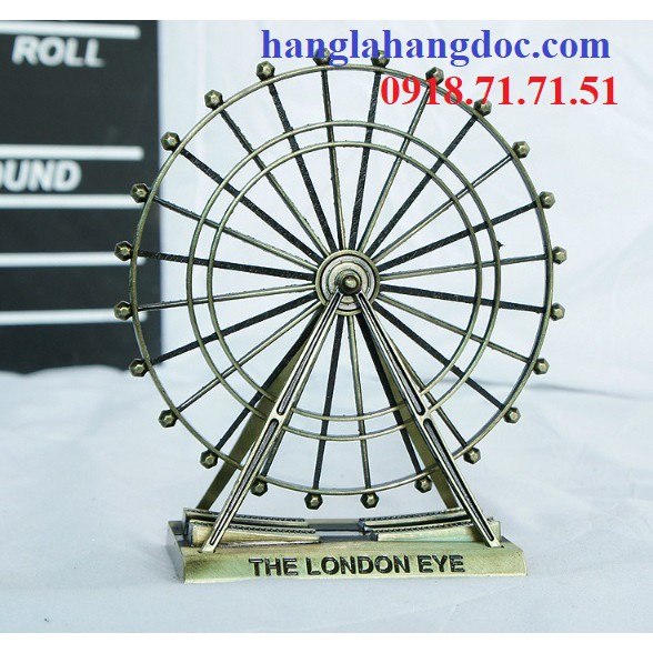 Vòng quay thiên niên kỷ (London Eye) cỡ lớn 15cm, trang trí sang trọng