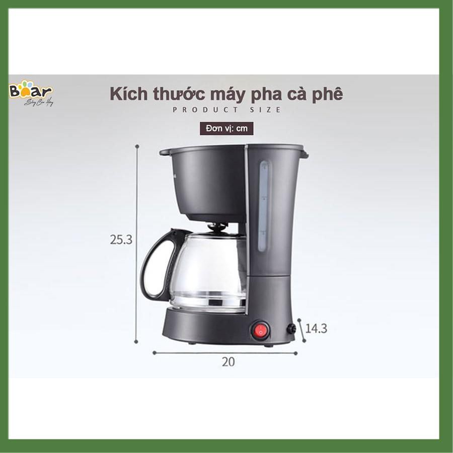 Máy Pha Cà Phê Mini_Máy Ép Cà Phê_Espresso, Máy Pha Trà Đa Năng, Chính Hẵng Bear KFJ-403, Bảo Hành 1 Năm,Dung Tích 600ml