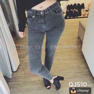Quần bò nữ trơn nhiều màu cao cấp